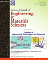 INDIAN JOURNAL OF ENGINEERING AND MATERIALS SCIENCES杂志封面